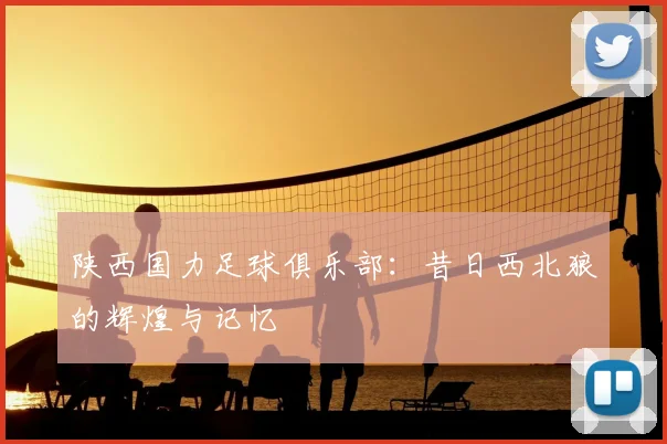 陕西国力足球俱乐部：昔日西北狼的辉煌与记忆